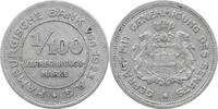 Hamburg, Stadt 1/100 Verrechnungsmark Hamburgische Bank von 1923 AG -