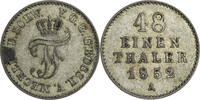 Mecklenburg-Schwerin 1/48 Taler 1852 A Friedrich Franz II. (1842-1883) ss 8.68 £ Tax included +  8.68 £ shipping