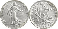 Frankreich, 3. Republik 50 Centimes Kursmünze (1897-1920) -