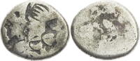 Indien, Magadha Karshapana Mameitagin Indien mit Punchmarks -