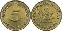 Bundesrepublik Deutschland 5 Pfennig Kursmünze (1950-2001) -