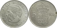 Schweden 5 Kronor Gustaf VI Adolf - Kursmünze -