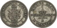 Sachsen, Königreich 1 Neugroschen Johann I. (1854-1873) - Kursmünze (1863-1867) -