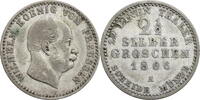 Preussen, Königreich 2 ½ Silbergroschen 1866 A Wilhelm I. (1861-1888) - ... 17.35 £ Tax included +  8.68 £ shipping