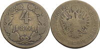 Österreich, Kaiserreich 4 Kreuzer Franz Josef I. (1848-1916) -