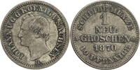 Sachsen 1 Neugroschen Johann (1854-1873) -