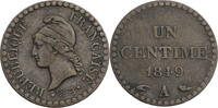 Frankreich, 2. Republik 1 Centime Kursmünze (1848-1851) -
