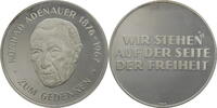 Deutschland Medaille Konrad Adenauer - Auf seinen Tod -