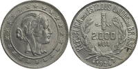 Brasilien 2000 Reis Kursmünze (1924-1934) -