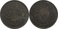 Osmanisches Reich 20 Para Abdul Aziz (1861-1876) -