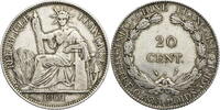 Französisch Indo-China 20 Centimes 1901 Kursmünze (1898-1916) s-ss 43.38 £ Tax included +  8.68 £ shipping