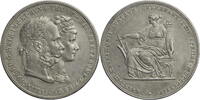 Österreich, Kaiserreich 2 Gulden Franz Josef I. (1848-1916) Auf die Silberhochzeit -