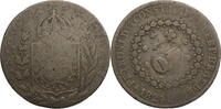 Brasilien 80 Reis, mit Gegenstempel "40 Reis" Pedro I. (1822-1831) - Kursmünze (1823-1831) -
