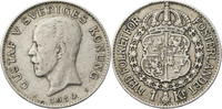 Schweden 1 Krona Gustaf V. (1907-1950) - Kursmünze (1910-1942) -