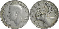 Kanada 25 Cents Elisabeth II. (1952-2022) - Kursmünze (1948-1952) -