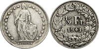 Schweiz ½ Franken Helvetia - Kursmünze (1875-1967) -