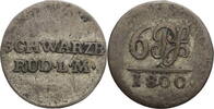 Schwarzburg-Rudolstadt, Fürstentum 6 Pfennige Ludwig Friedrich II. (1793-1807) - Kursmünze -