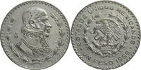 Mexiko 1 Peso 1966 Jose Morelos - Kursmünze (1957-1967) ss 6.07 £ Tax included +  8.68 £ shipping
