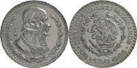 Mexiko 1 Peso 1966 Jose Morelos - Kursmünze (1957-1967) ss-vz, berieben 6.94 £ Tax included +  8.68 £ shipping
