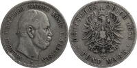 Kaiserreich, Preussen 5 Mark Wilhelm I. (1861-1888) - Kursmünze (1874-1876) -