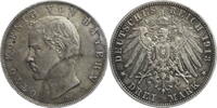 Kaiserreich, Bayern 3 Mark Otto (1886-1913) - Kursmünze (1908-1913) -
