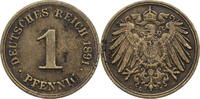 Kaiserreich 1 Pfennig Kursmünze (1889-1916) -