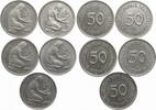 Bundesrepublik Deutschland 5 x 50 Pfennig Kursmünze (1950-2001) -