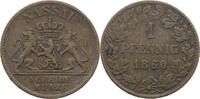 Nassau, Herzogtum 1 Pfennig Adolph (1839-1866) - Kursmünze (1859-1863) -