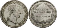 Sachsen, Albertinische Linie 1/6 Taler Friedrich August I. (1806-1827) - Auf seinen Tod -