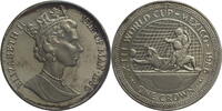 Isle of Man 1 Crown Elisabeth II. (1952-2022) – Fußballweltmeisterschaft 1986 in Mexiko -