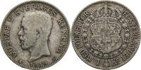 Schweden 1 Krone Gustaf V (1907-1950) - Kursmünze (1910-1942) -