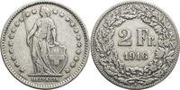 Schweiz 2 Franken Helvetia - Kursmünze (1874-1967) -