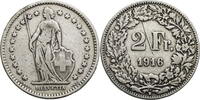 Schweiz 2 Franken Helvetia - Kursmünze (1874-1967) -