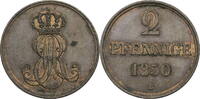 Braunschweig-Calenberg 2 Pfennig Ernst August (1837-1851) - Kursmünze -