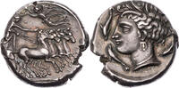 Sizilien Tetradrachme Herakleia oder Kephaloidion (Ras Melqart)