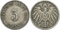 Kaiserreich 5 Pfennig Kursmünze (1890-1915) -