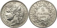 Frankreich, 5. Republik 2 Francs Kursmünze (1870-1895) -
