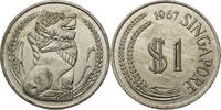 Singapur 1 Dollar Kursmünze (1967-1985) -