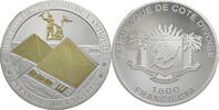 Elfenbeinküste 1500 Francs Ancient Wonders of the World Series - Egyptian Pyramids -