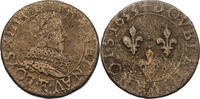 Frankreich Double Tournois Ludwig XIII. (1610-1643) -
