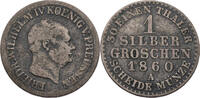 Preussen, Königreich 1 Silbergroschen Friedrich Wilhelm IV. (1840-1861) - Kursmünze (1853-1860) -
