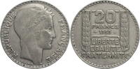 Frankreich, 3. Republik 20 Francs Kursmünze (1929-1939) -