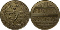 Leipzig Medaille Ehrenpreis der Stadt Leipzig - Austellung: Die Deutsche Gastsstätte -