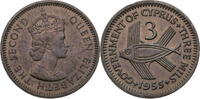 Zypern 3 Mils Elisabeth II. (1952-2022) - Kursmünze -