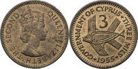 Zypern 3 Mils Elisabeth II. (1952-2022) - Kursmünze -