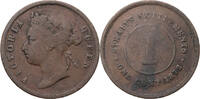 Straits Settlements 1 Cent Victoria (1837-1901) - Kursmünze (1872-1883) -