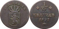 Hessen-Kassel 1/2 Kreuzer Wilhelm II. (1821–1847) -