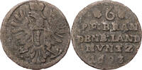 Brandenburg-Preußen 6 Pfennige Friedrich III. (1688-1713) Minden -