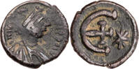 Byzanz Pentanummium (5 Nummi) Iustinianus I., Antiochia, Büste / Wert -