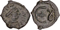 Byzanz Pentanummium (5 Nummi) Iustinianus I., Antiochia, Büste / Wert -